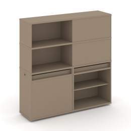 Набор 17 Тумба двойная с надставкой ES.NB.2V-17